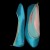 Alice 113-2 Turquoise/Green